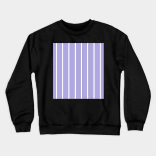 Narrow lilac and white stripes 2 Crewneck Sweatshirt